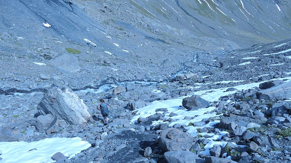 Lac du Goleon und Glacier Lombard