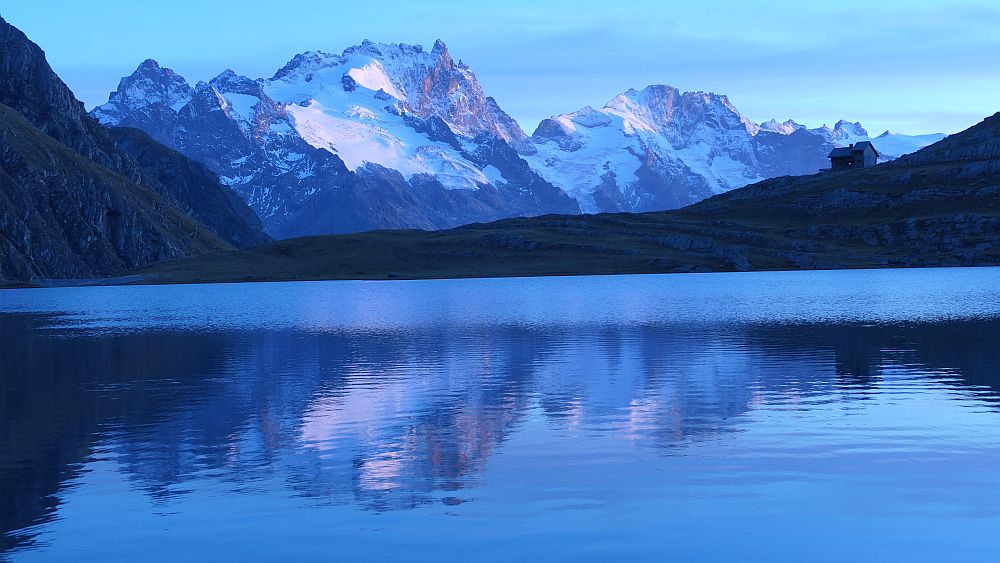 Lac du Goleon und Glacier Lombard