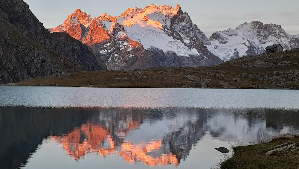 Lac du Goleon und Glacier Lombard